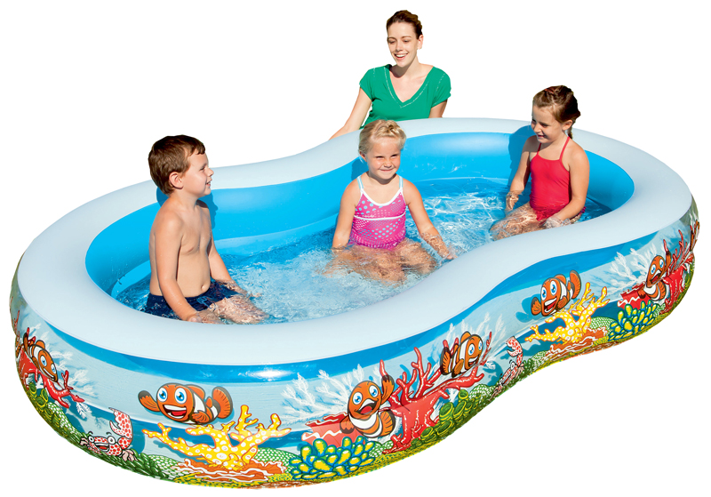 Bestway Speelbad 2-rings (262x157x46cm) Bestway Speelbad 2-rings (262x157x46cm)