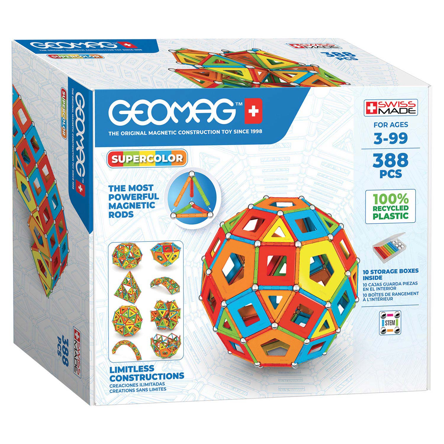 Geomag Super Color Panels Masterbox, 388dlg. - Klik op de afbeelding om het venster te sluiten