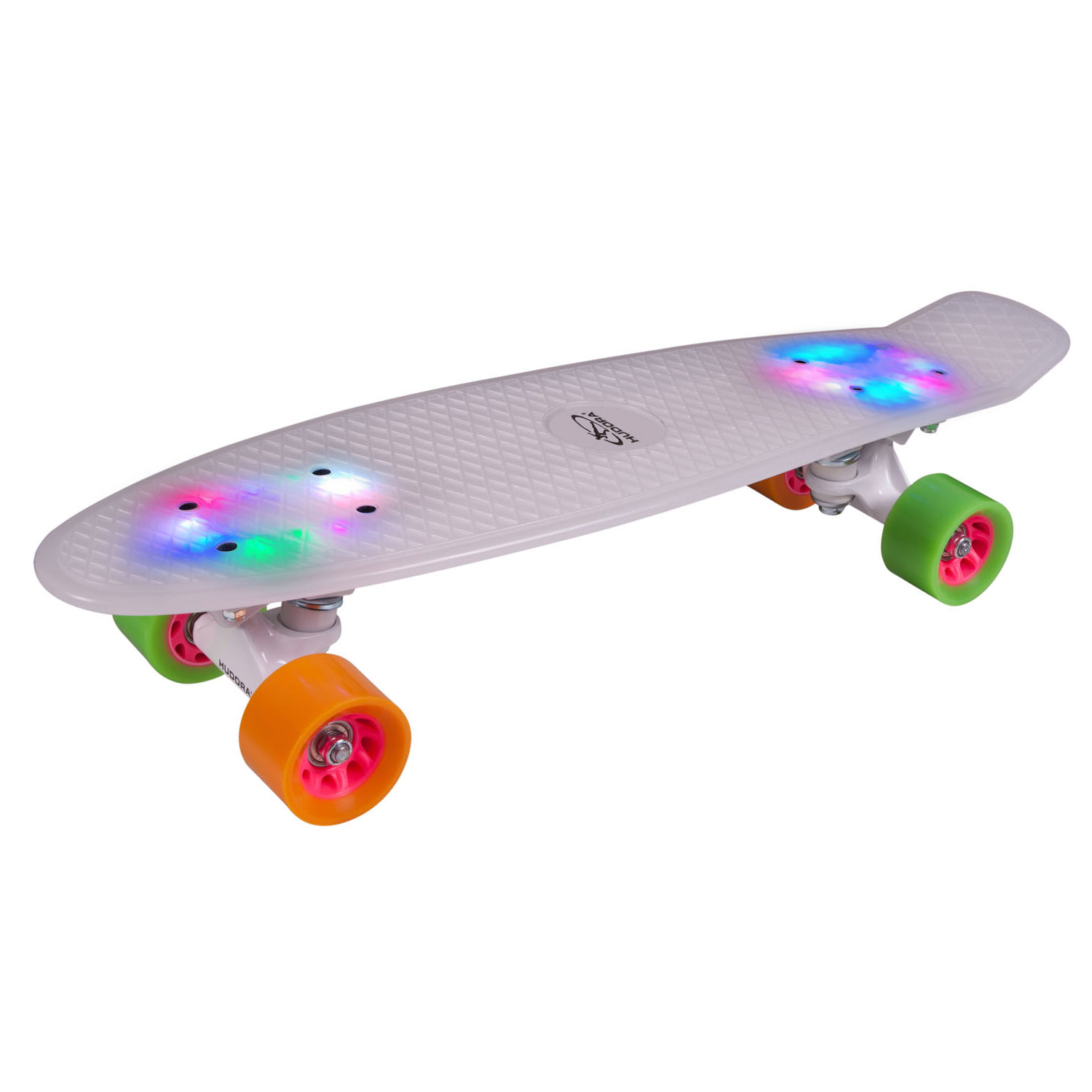 HUDORA Skateboard Retro met Licht - Klik op de afbeelding om het venster te sluiten