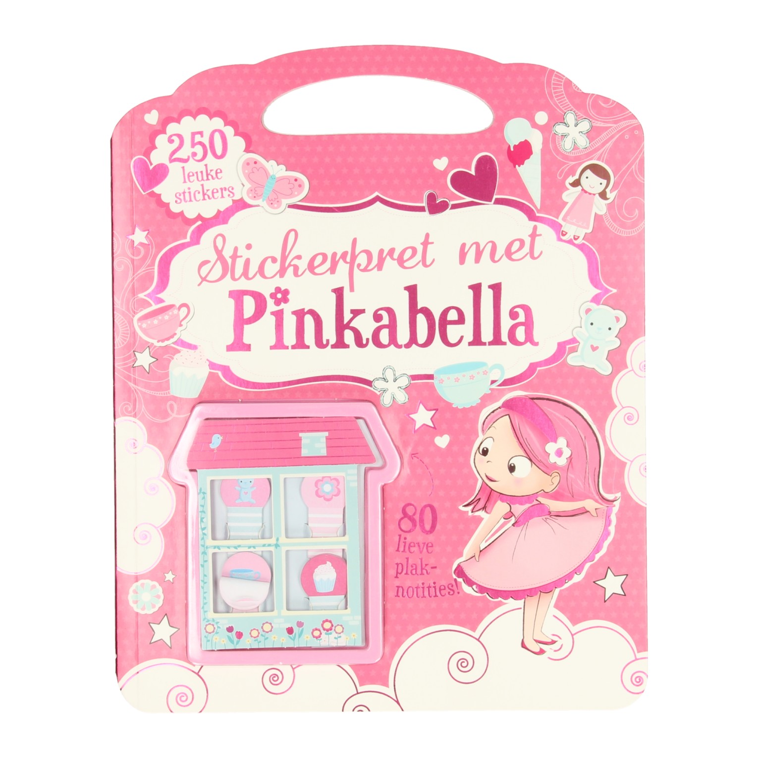 Pinkabella Stickerpret, 250 stickers & 80 plaknotities - Klik op de afbeelding om het venster te sluiten