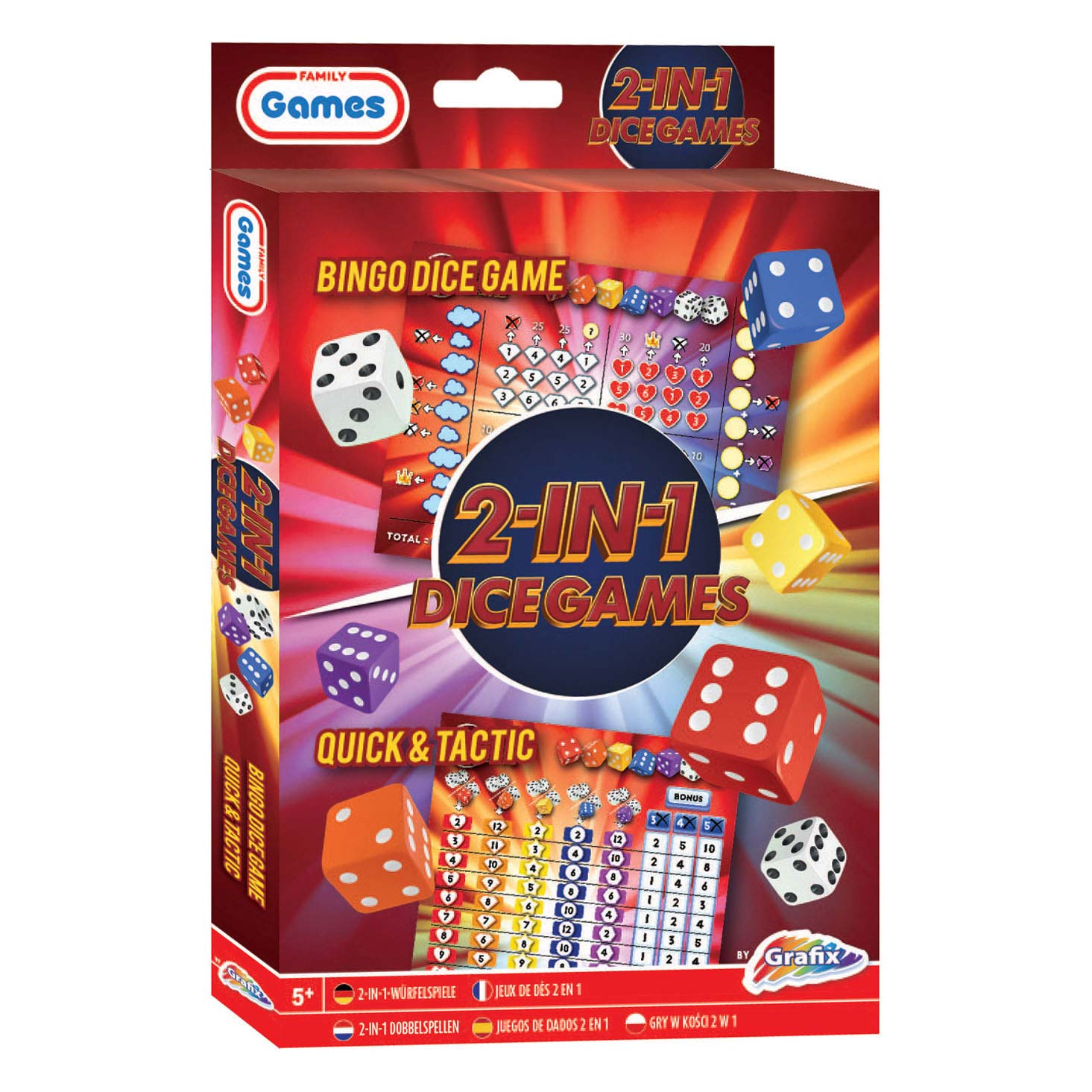 Dobbelspellen 2in1 (Bingo Dice & Quick and Tactic) - Klik op de afbeelding om het venster te sluiten