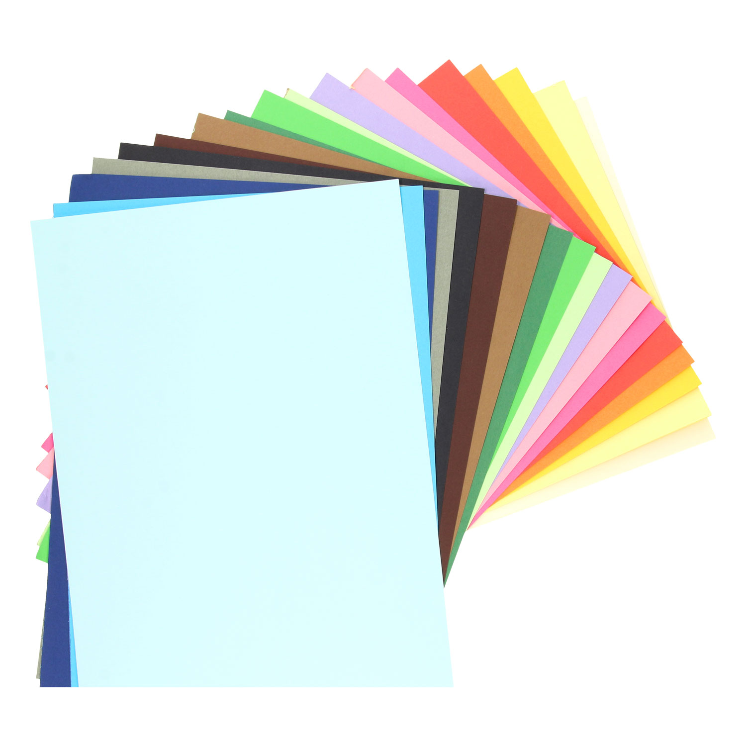 Gekleurd Papier, 50 vellen 120g - Klik op de afbeelding om het venster te sluiten