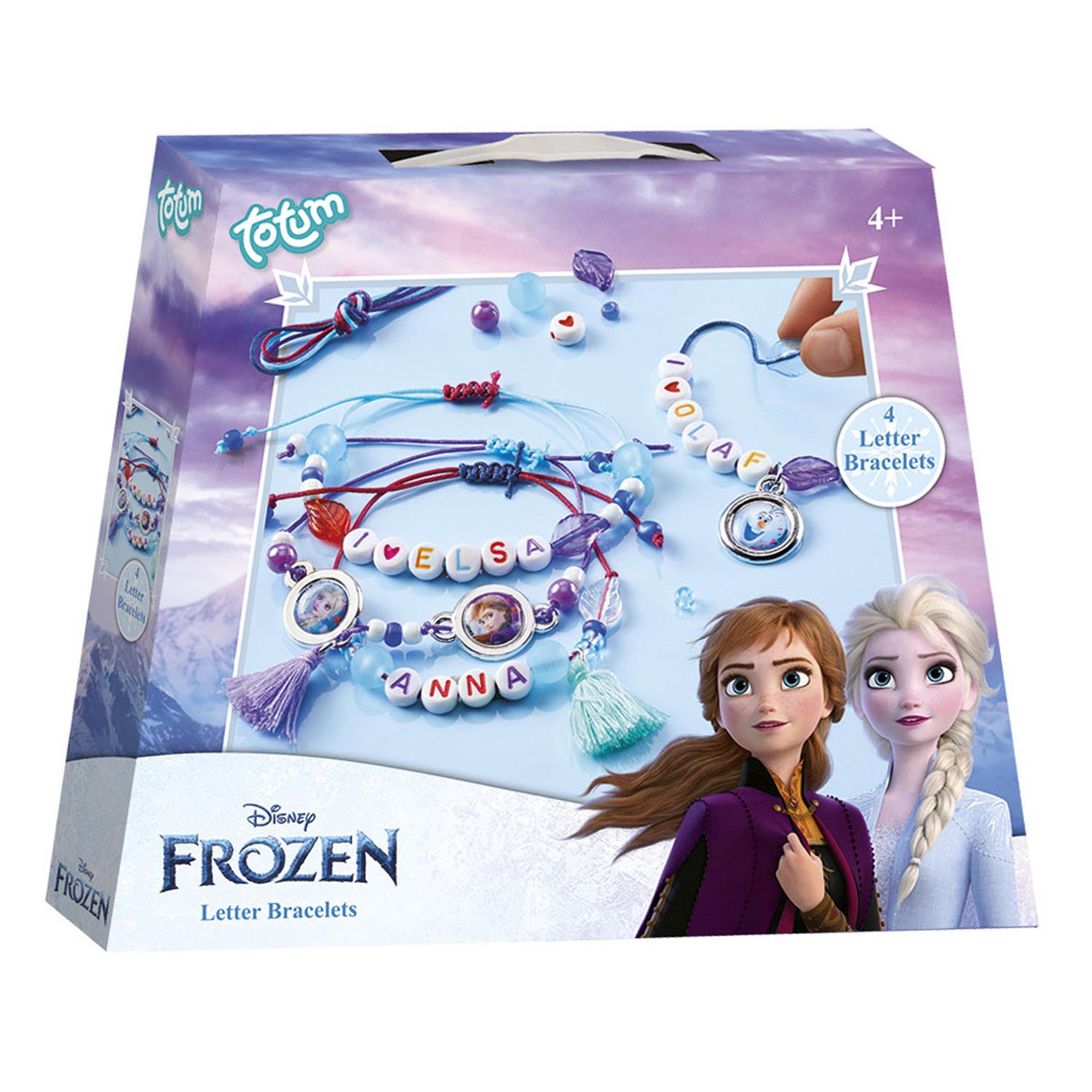 Totum Disney Frozen - Letter Armbandjes - Klik op de afbeelding om het venster te sluiten