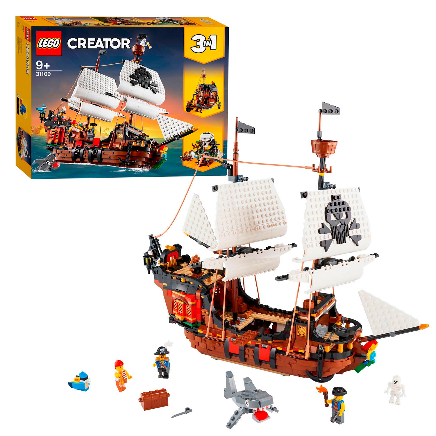 LEGO Creator 31109 Piratenschip - Klik op de afbeelding om het venster te sluiten