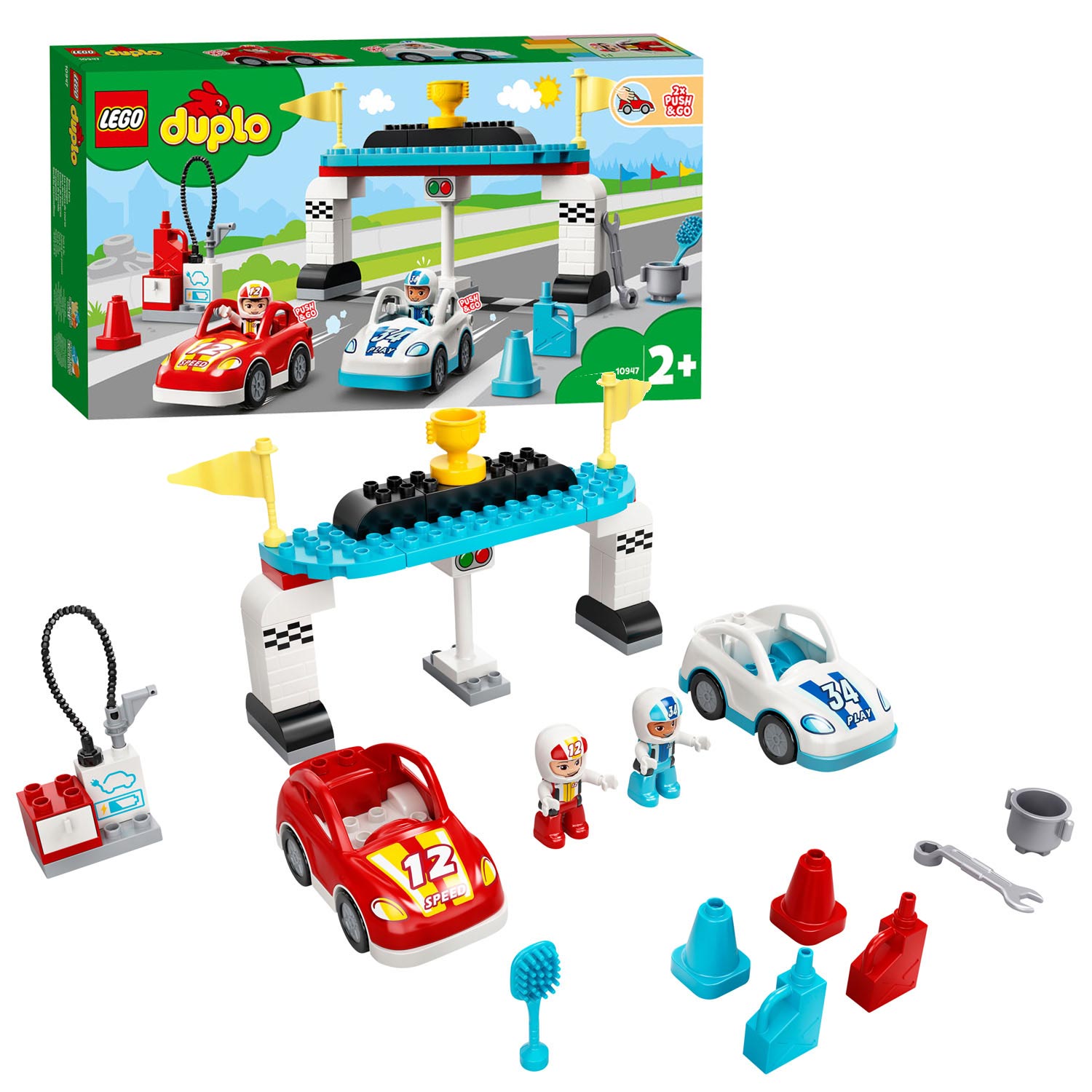 LEGO DUPLO 10947 Racewagens - Klik op de afbeelding om het venster te sluiten