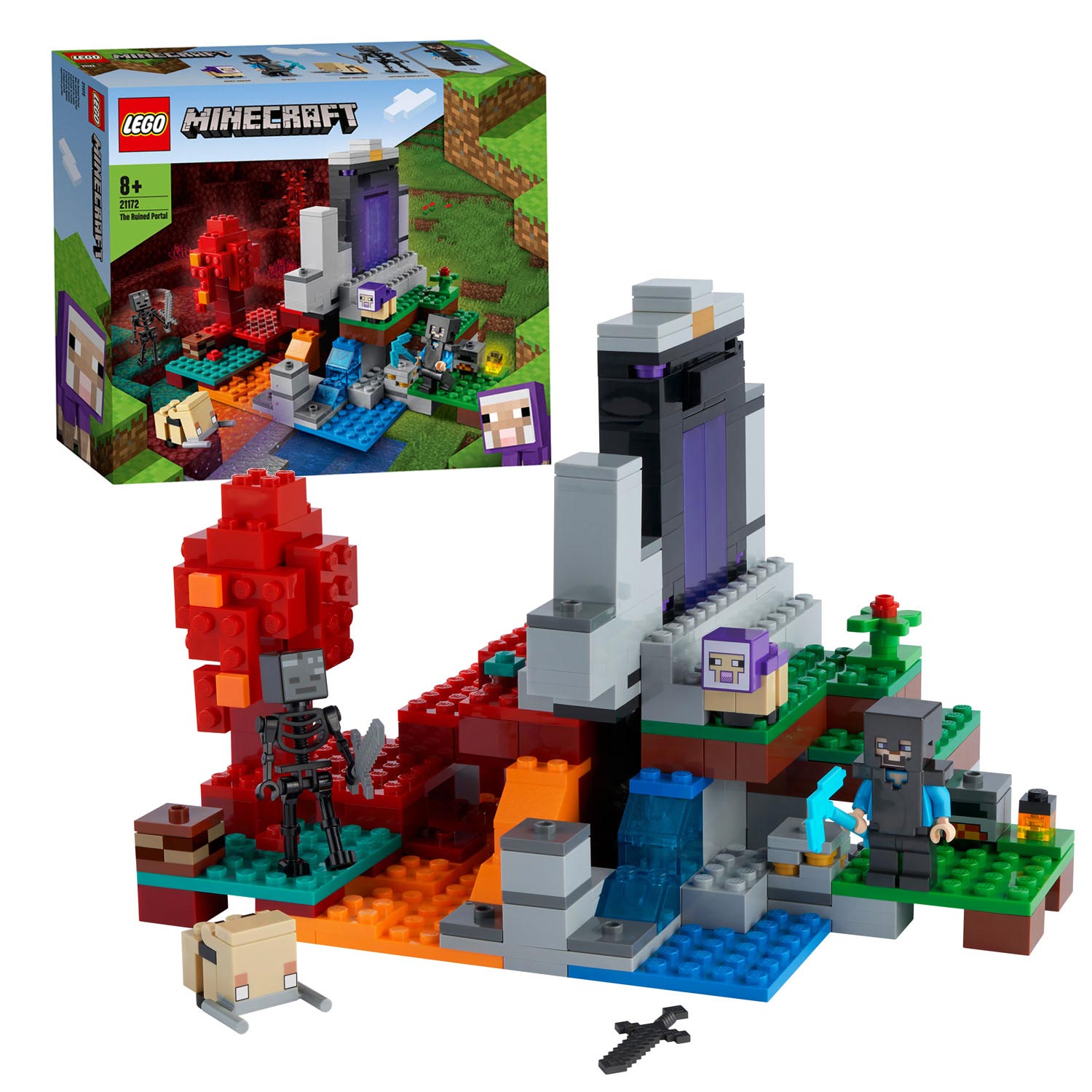 LEGO Minecraft 21172 Het Verwoeste Portaal - Klik op de afbeelding om het venster te sluiten