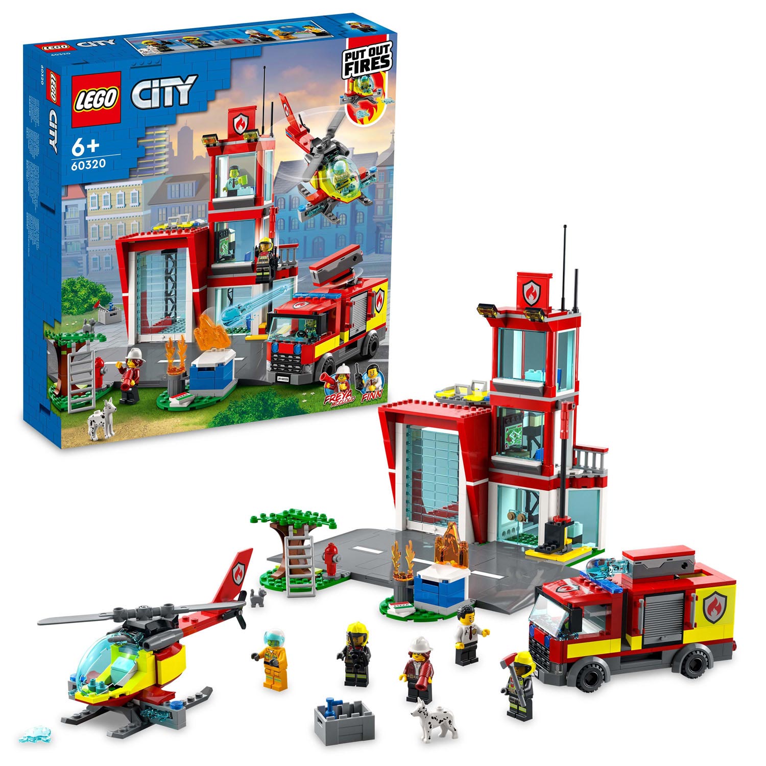LEGO City 60320 Brandweerkazerne - Klik op de afbeelding om het venster te sluiten