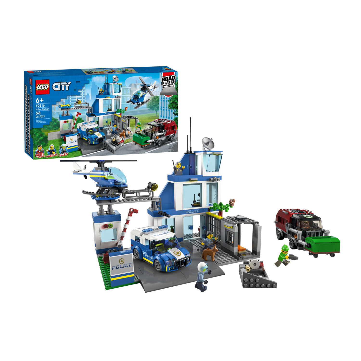 LEGO City 60316 Politiebureau - Klik op de afbeelding om het venster te sluiten