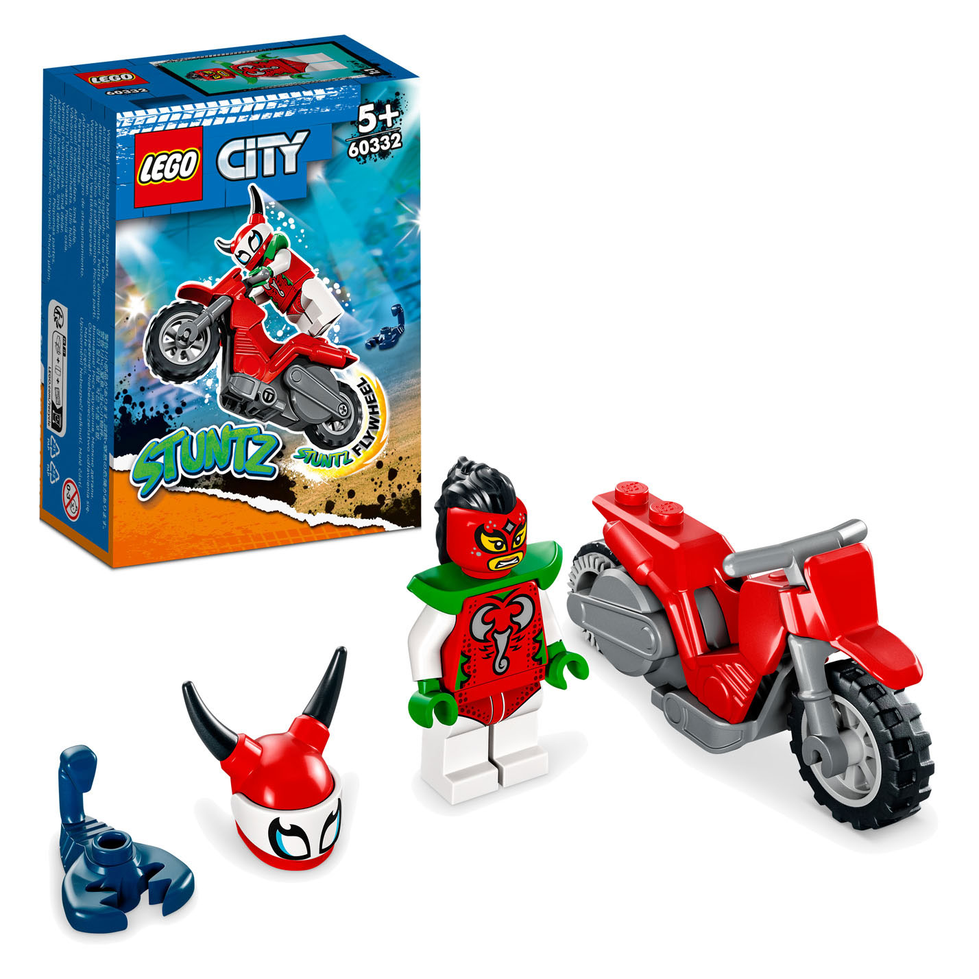 LEGO City 60332 Roekeloze Schorpioen Stuntmotor - Klik op de afbeelding om het venster te sluiten