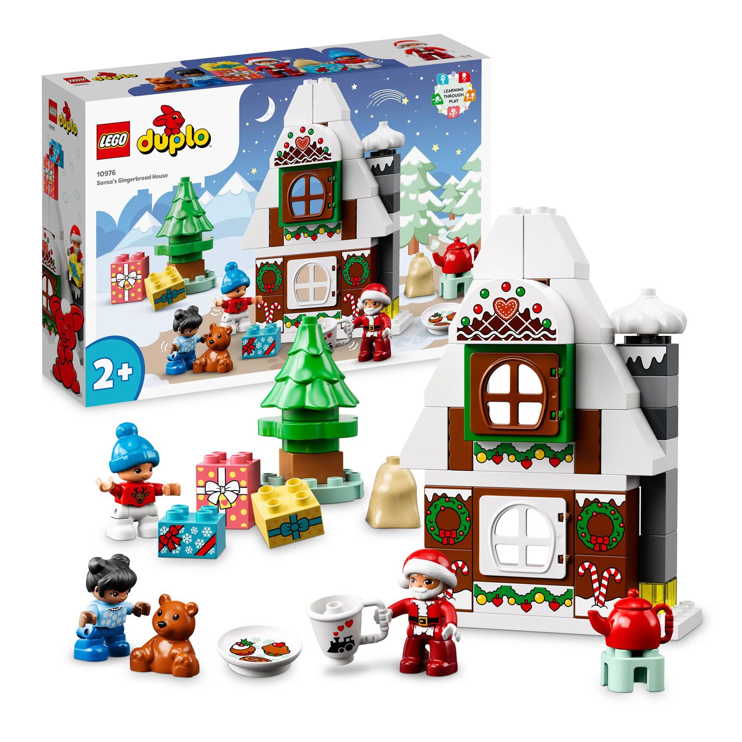 LEGO DUPLO 10976 Peperkoekhuis van de Kerstman - Klik op de afbeelding om het venster te sluiten
