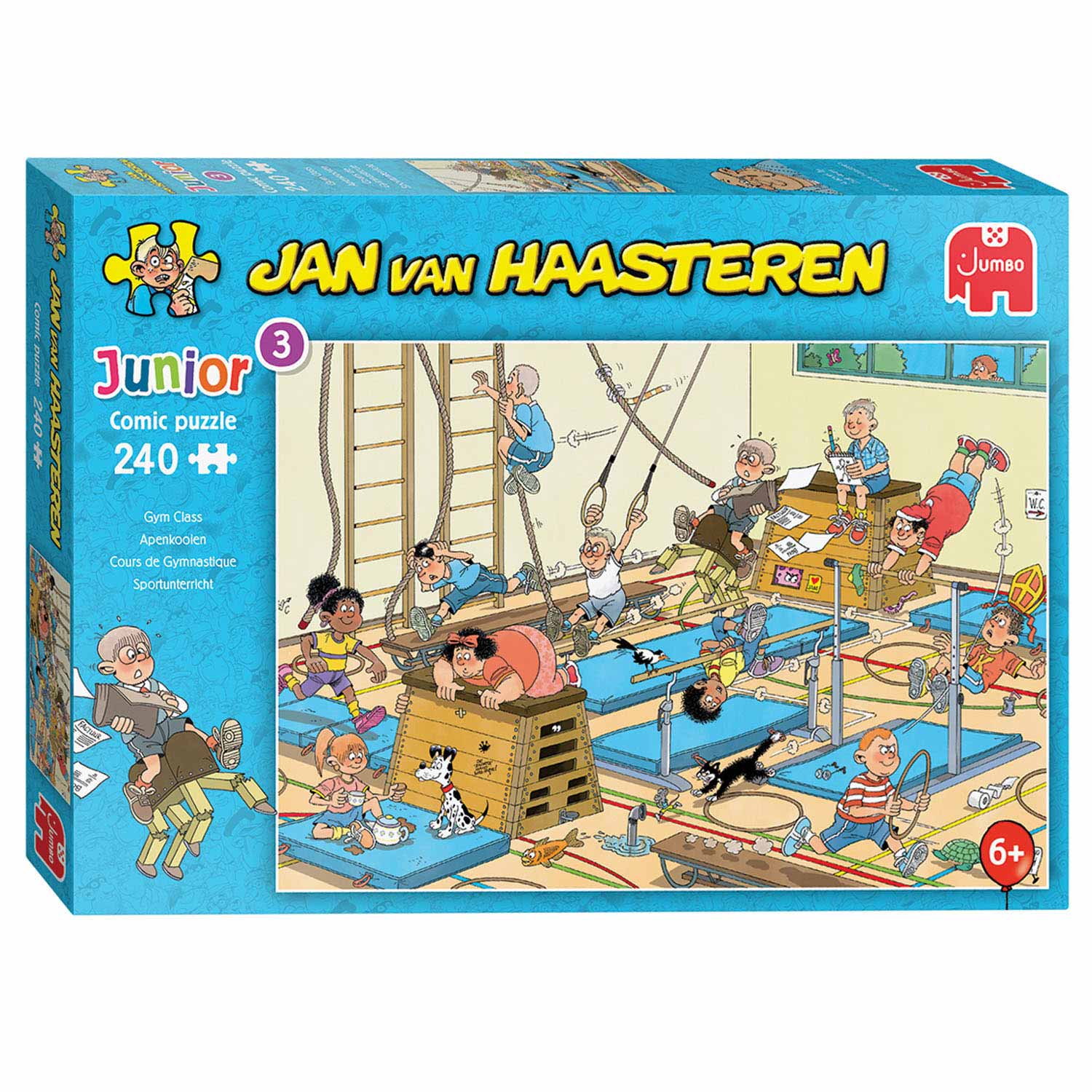 Jan van Haasteren Junior Apenkooien, 240st. - Klik op de afbeelding om het venster te sluiten