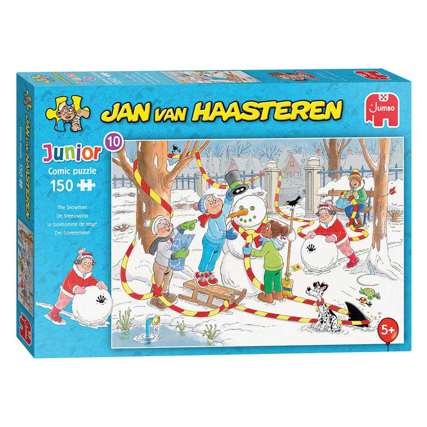 Jan van Haasteren Puzzel Junior - Snowman, 150st. - Klik op de afbeelding om het venster te sluiten