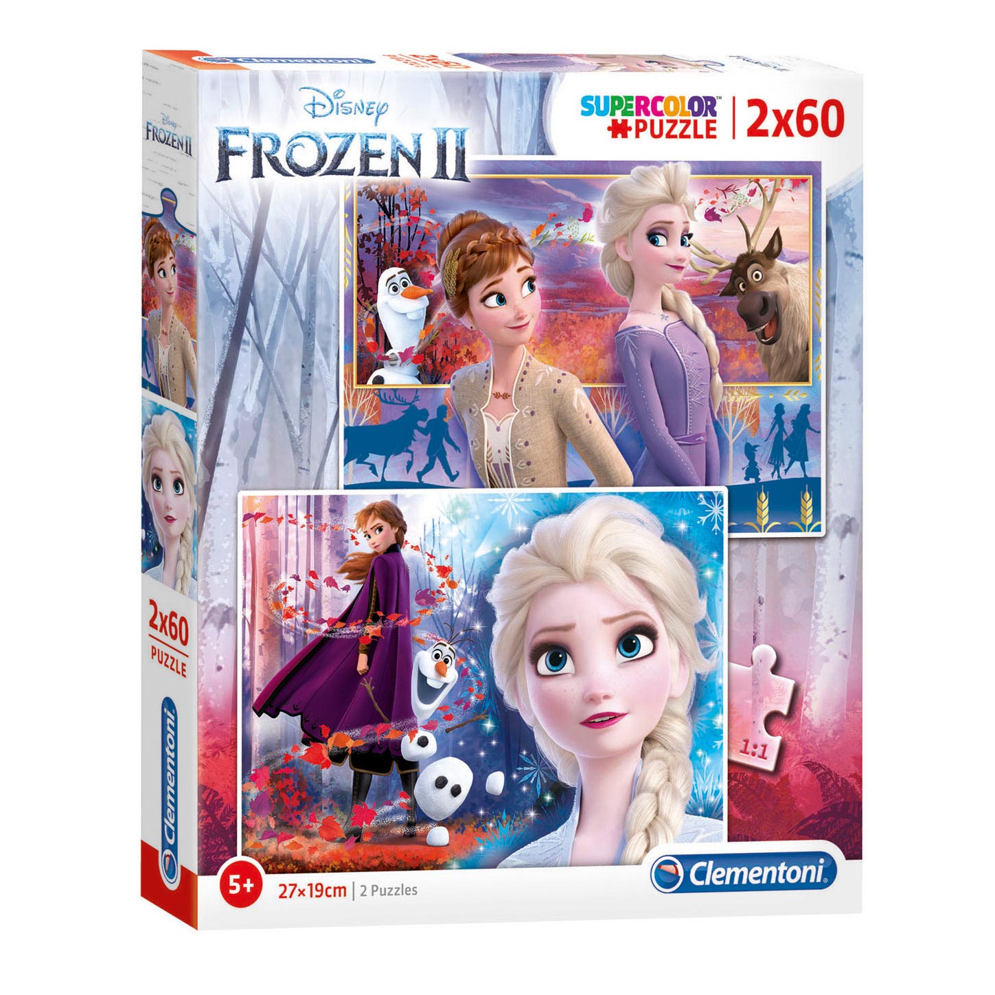 Clementoni Puzzel Disney Frozen 2, 2x60st. - Klik op de afbeelding om het venster te sluiten