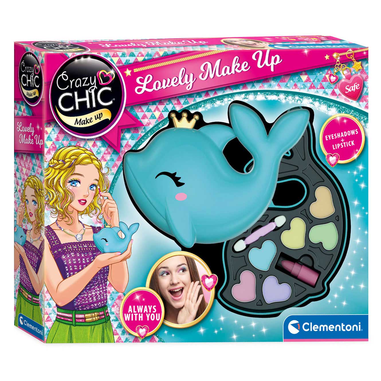 Clementoni Crazy Chic - Make-up Dolfijn - Klik op de afbeelding om het venster te sluiten
