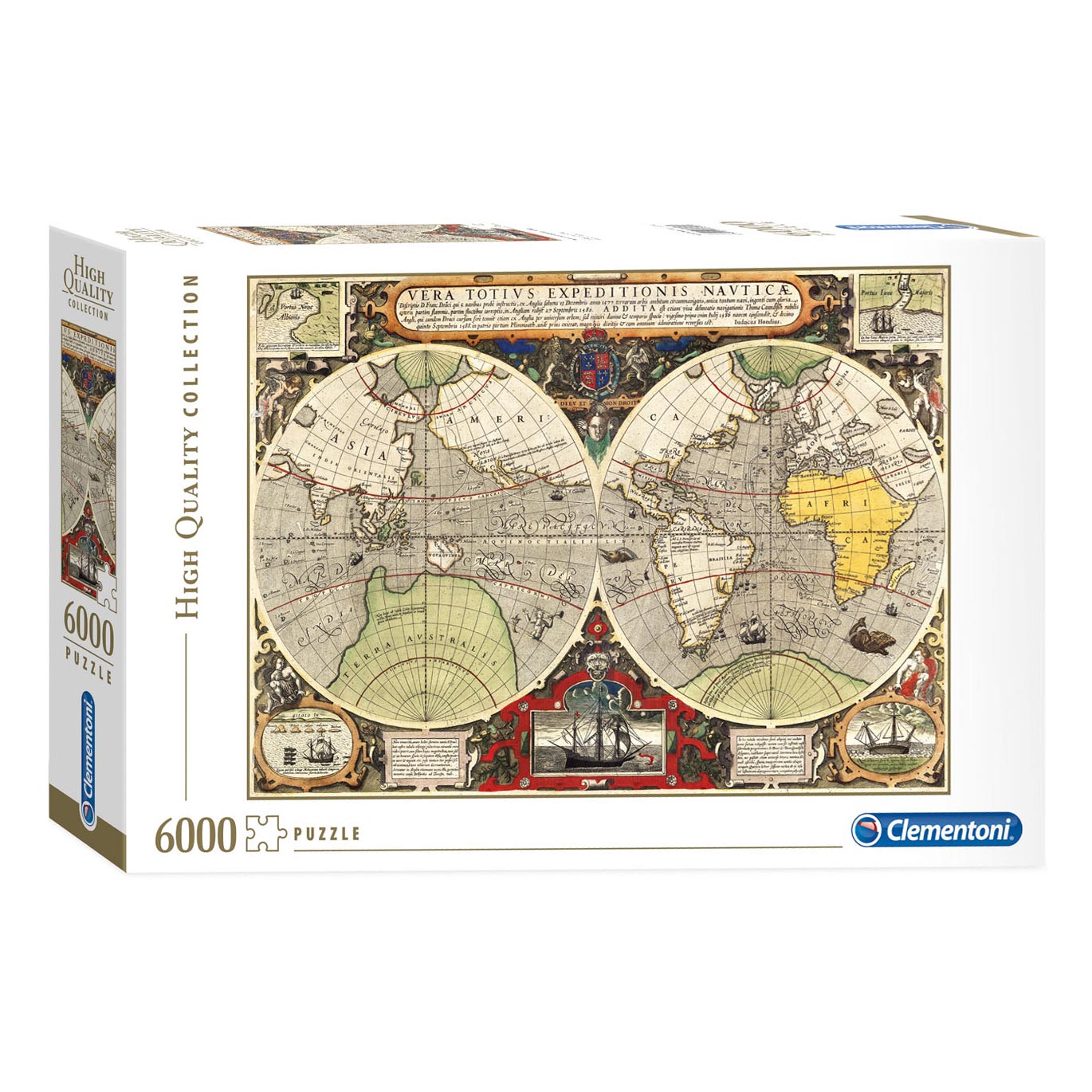 Clementoni Puzzel Nautische Wereldkaart, 6000st. - Klik op de afbeelding om het venster te sluiten