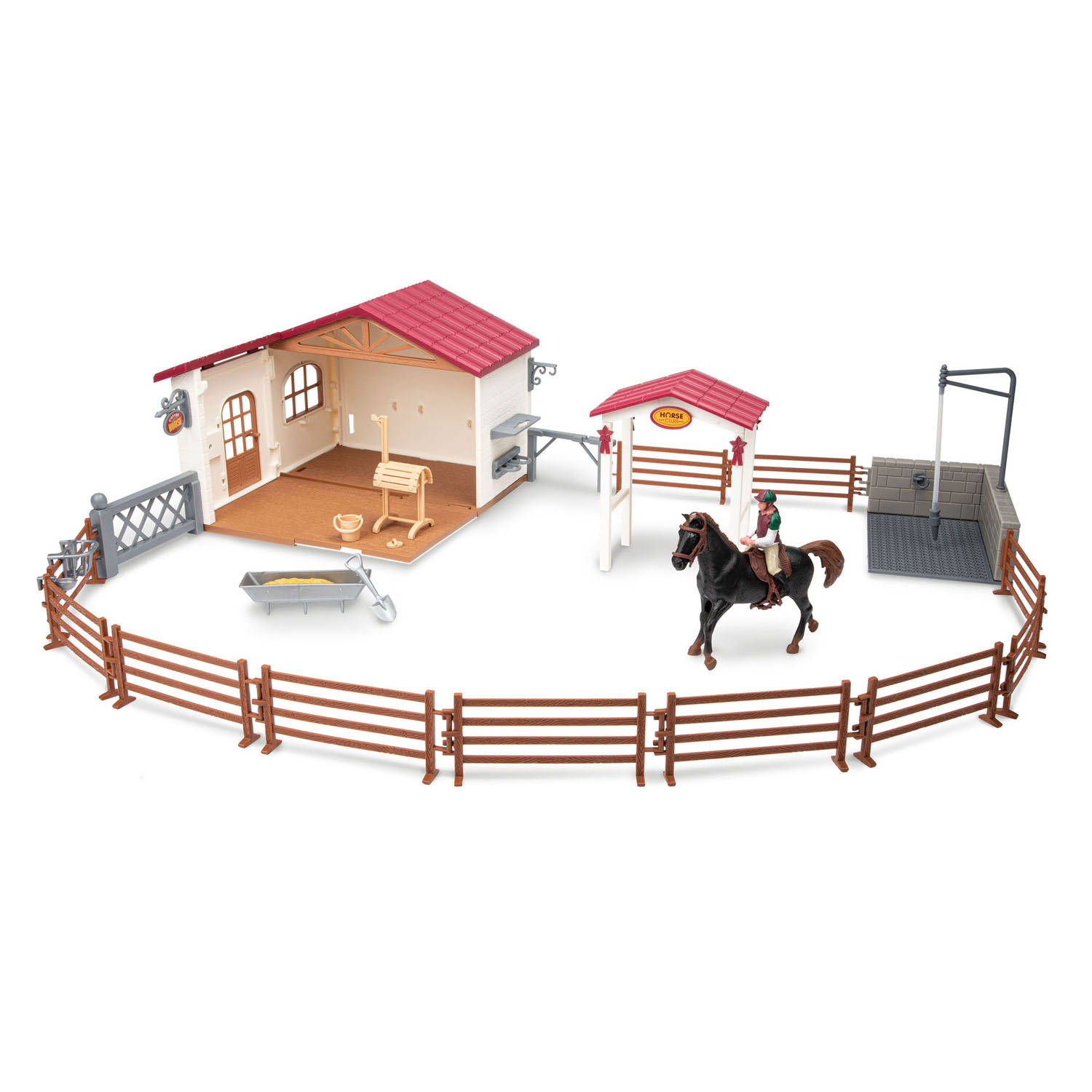 Horses Paarden Speelset XL met Paardenstal - Klik op de afbeelding om het venster te sluiten