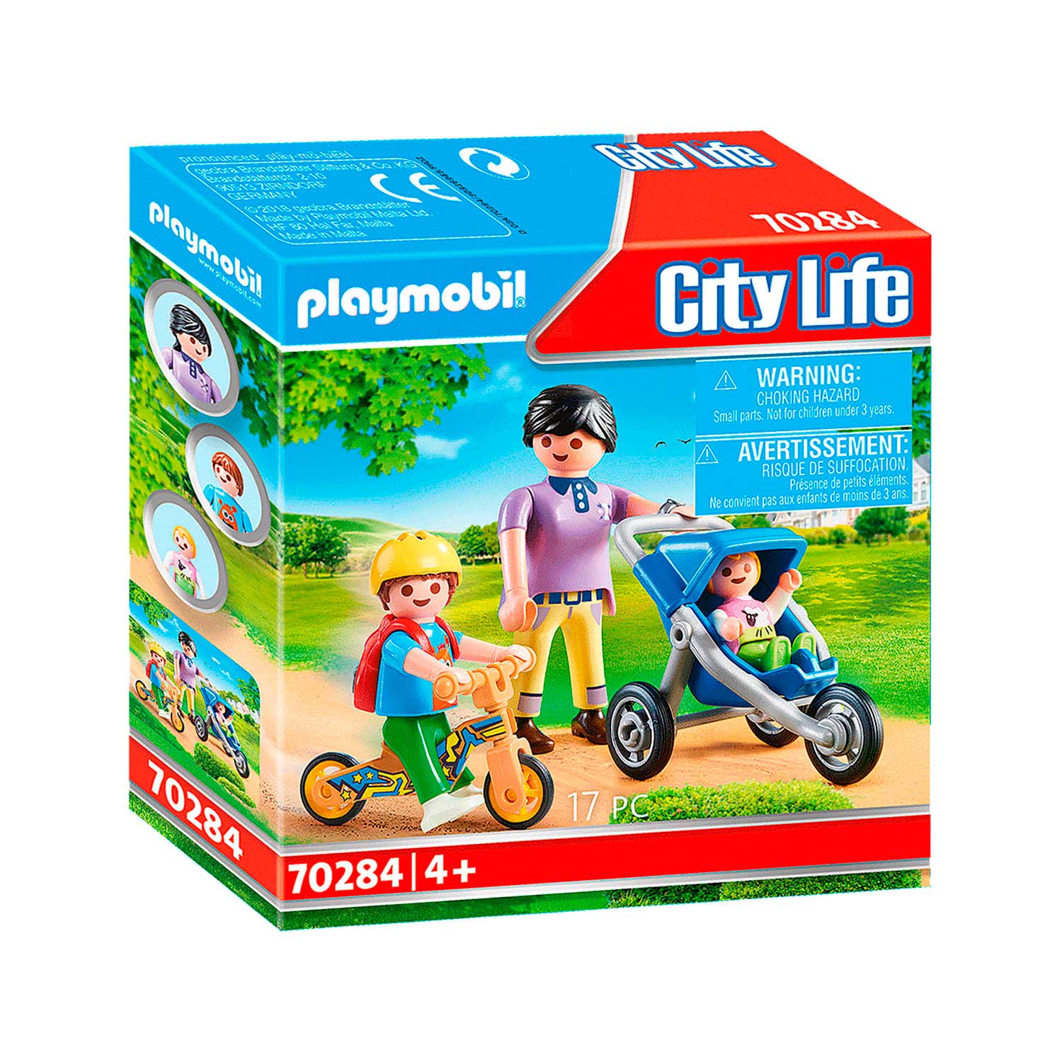 Playmobil City Life Mama met Kinderen - 70284 - Klik op de afbeelding om het venster te sluiten