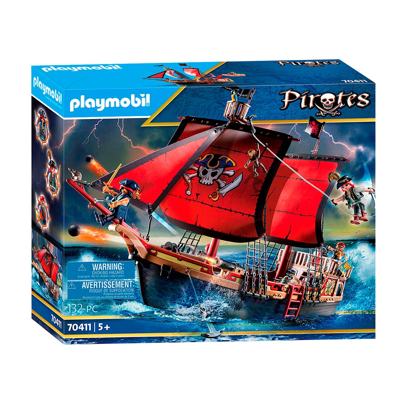 Playmobil Pirates Piratenschip, 132dlg. - 70411 - Klik op de afbeelding om het venster te sluiten