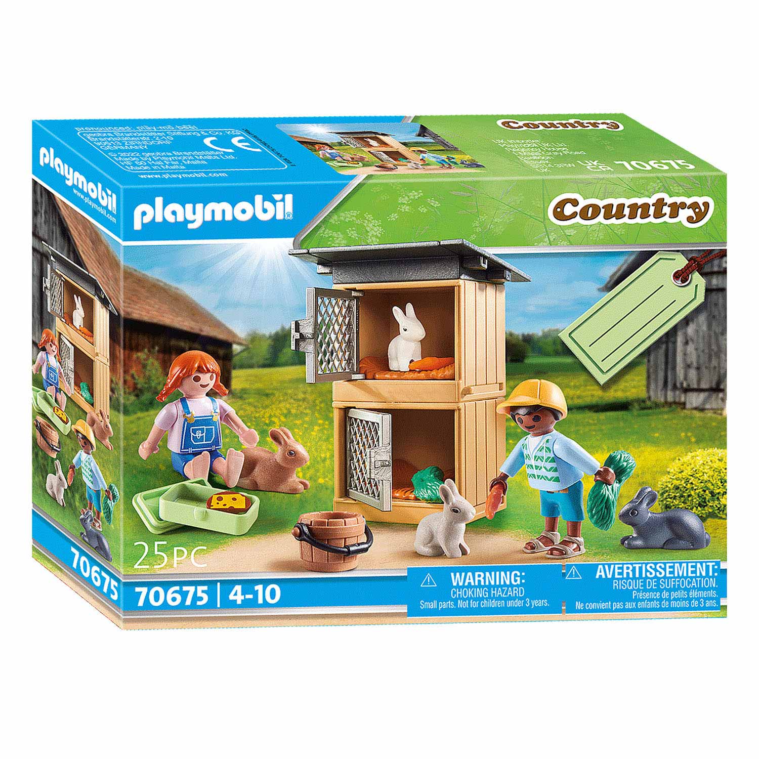 Playmobil Country Cadeauset Konijnenvoeding - 70675 - Klik op de afbeelding om het venster te sluiten