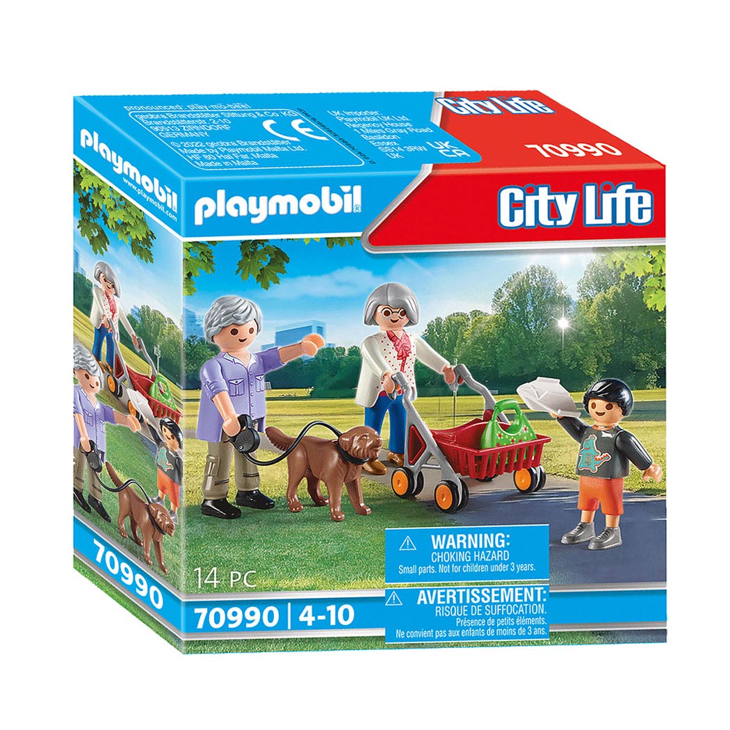 Playmobil City Life Grootouders met Kleinkinderen - 70990 - Klik op de afbeelding om het venster te sluiten