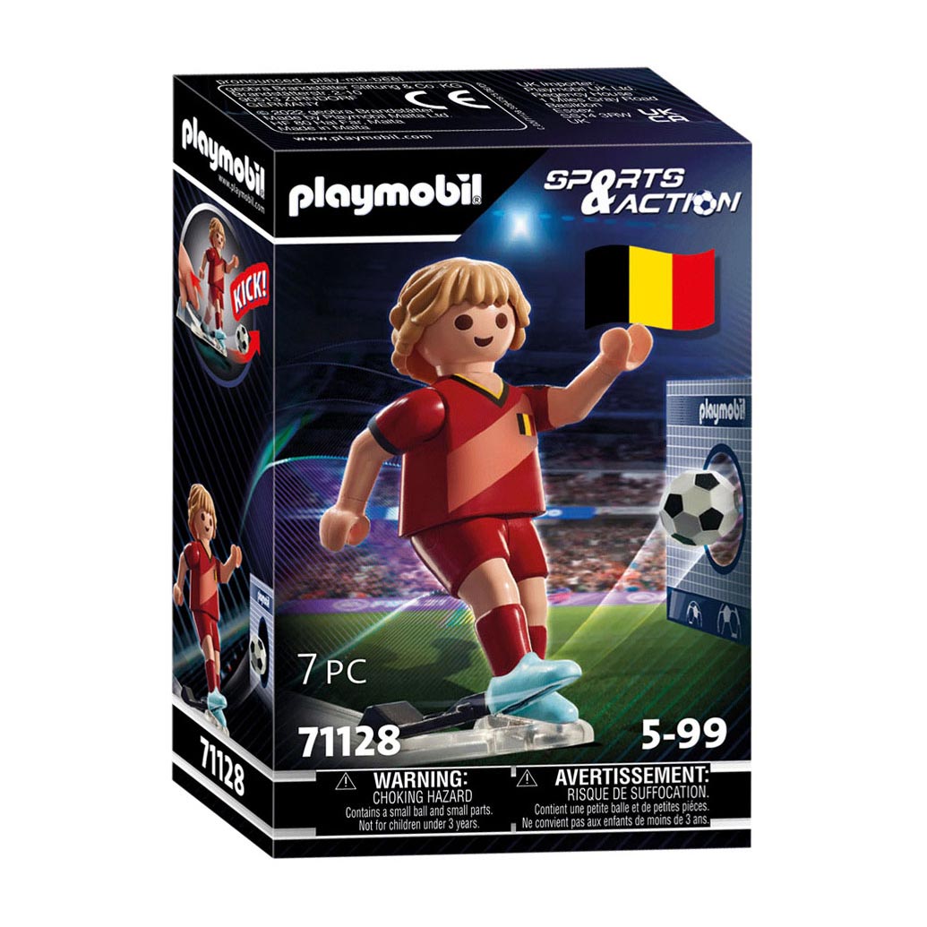 Playmobil Sports & Action Voetballer België - 71128 - Klik op de afbeelding om het venster te sluiten