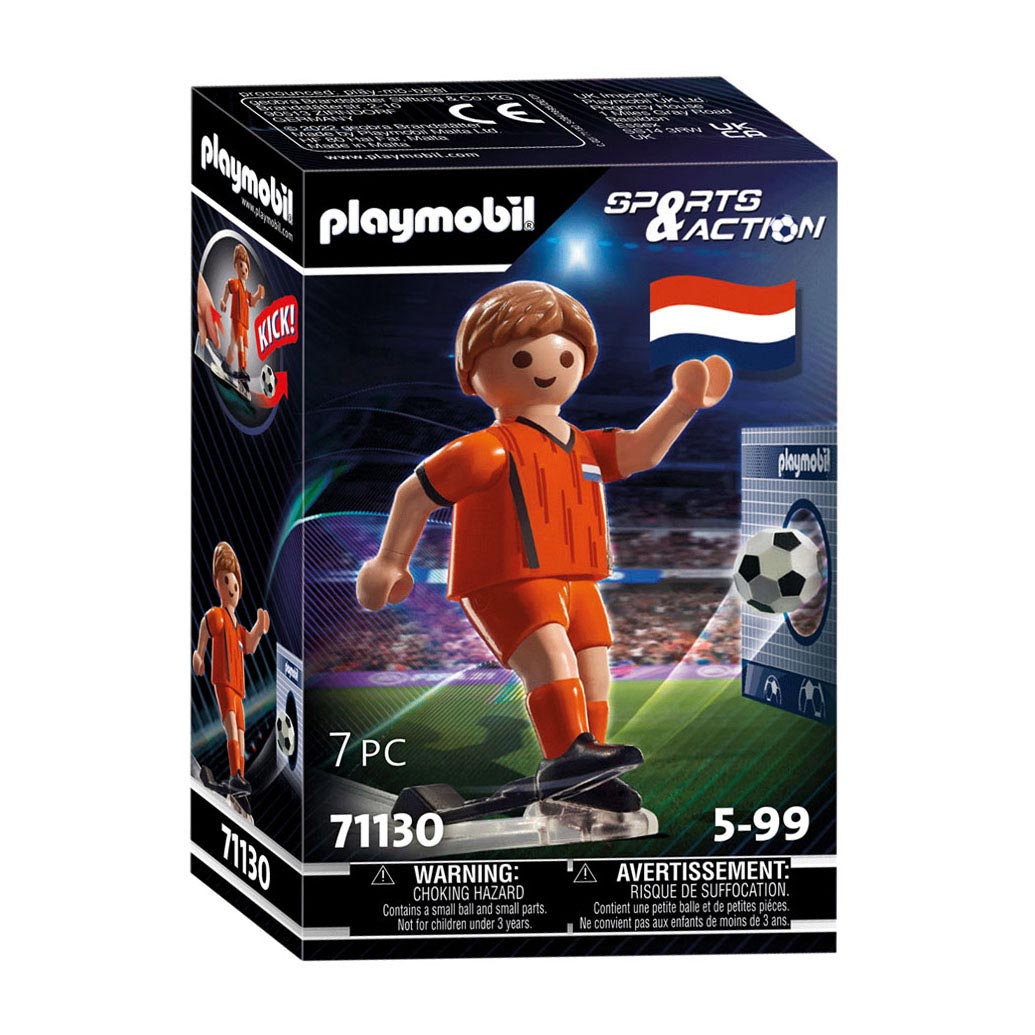 Playmobil Sports & Action Voetballer Nederland - 71130 - Klik op de afbeelding om het venster te sluiten