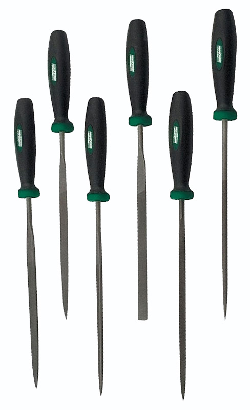 Brüder Mannesmann Sleutelvijlen (set van 6 stuks) in koffer Brüder Mannesmann Sleutelvijlen (set van 6 stuks) in koffer