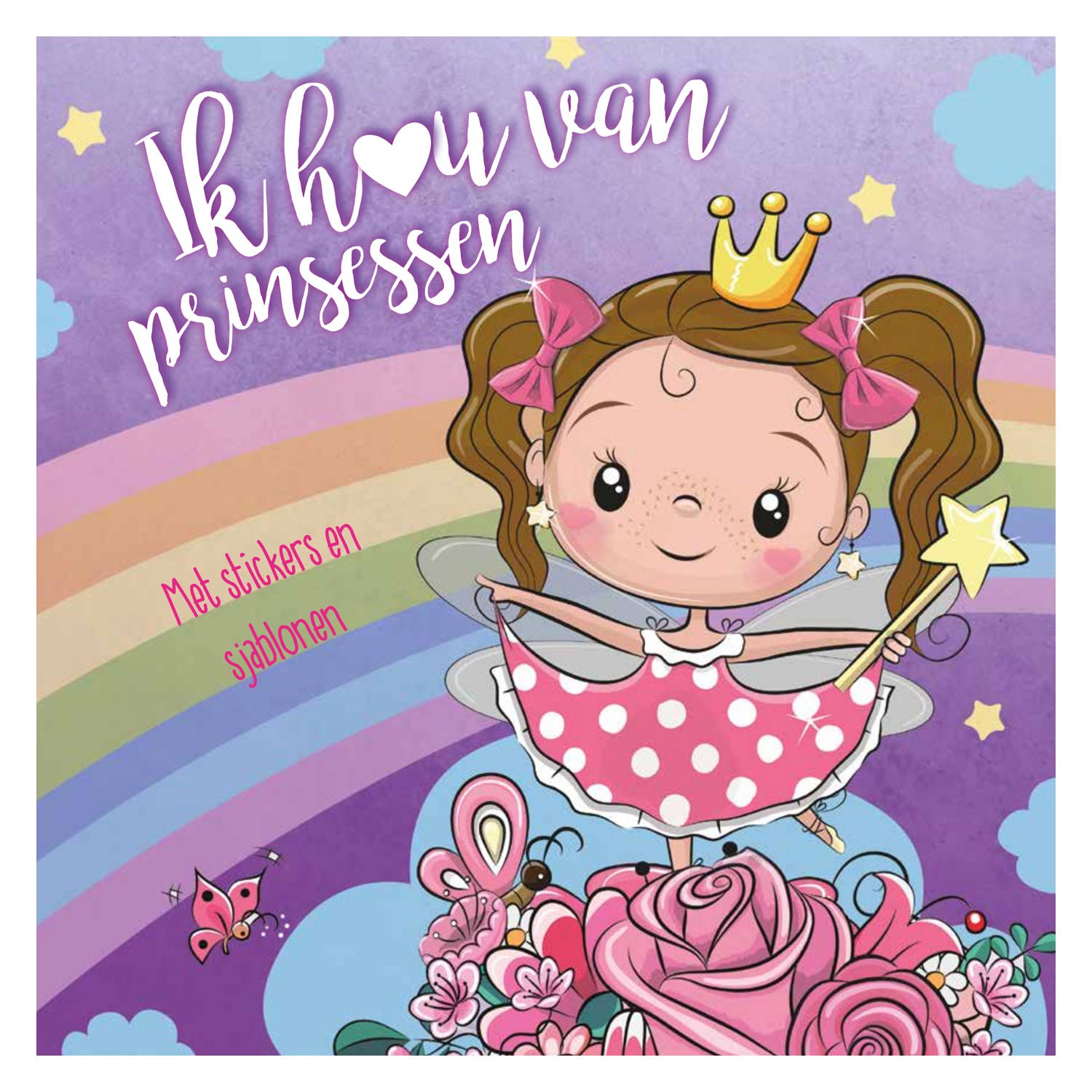 Sticker- en Sjablonenboek Ik hou van Prinsessen - Klik op de afbeelding om het venster te sluiten