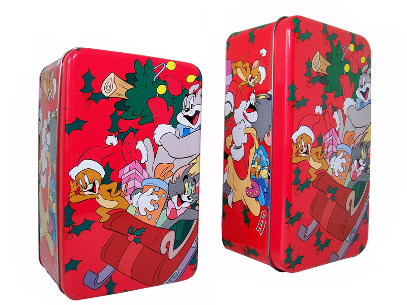 Kerstblikken Tom & Jerry, set van 2 Kerstblikken Tom & Jerry, set van 2