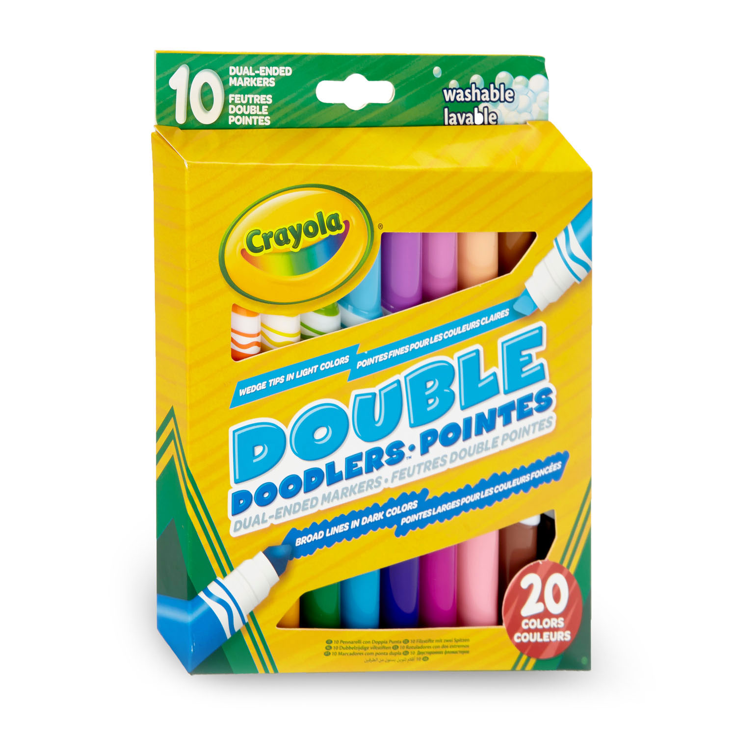 Crayola Dubbelzijdige Viltstiften, 10st. - Klik op de afbeelding om het venster te sluiten