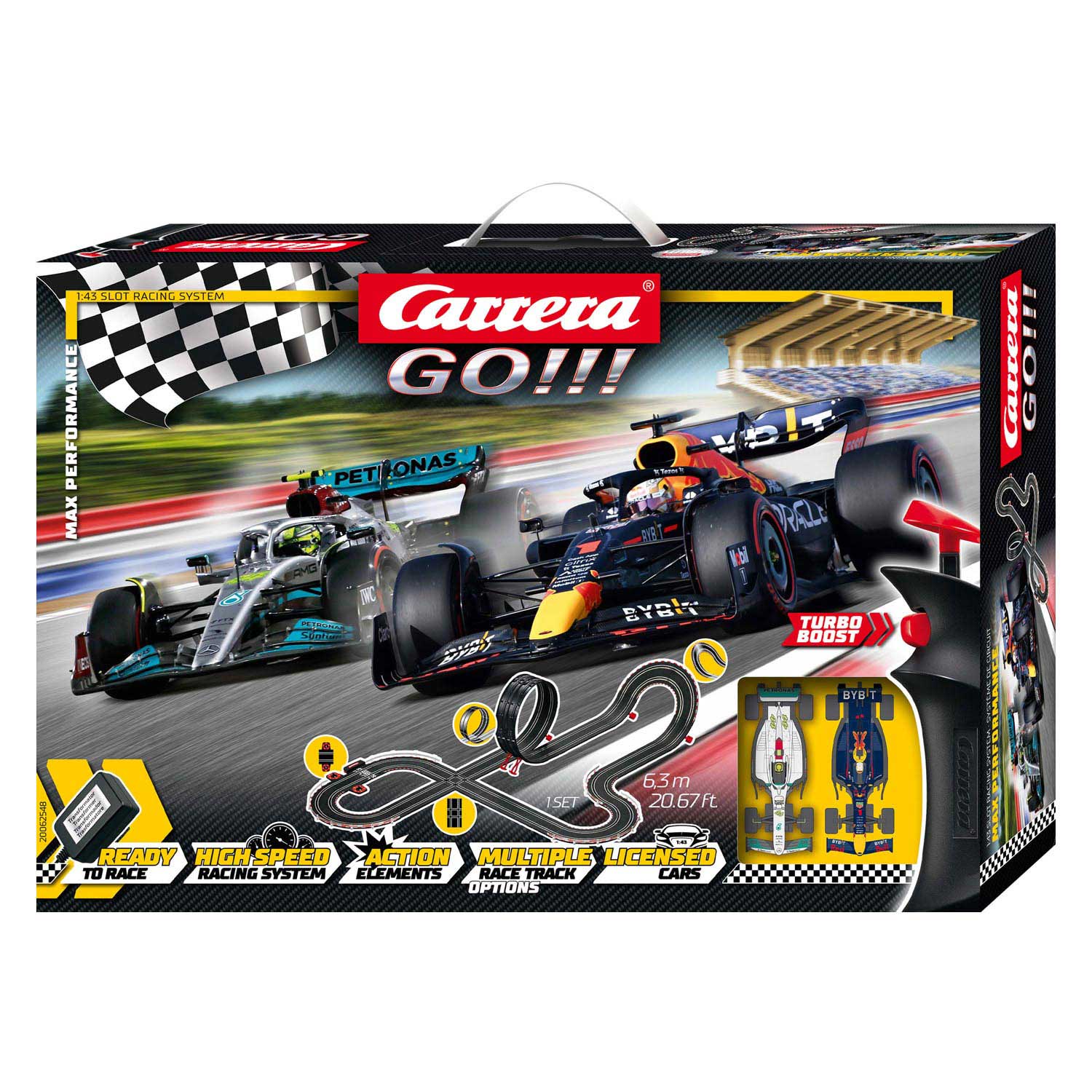 Carrera GO!!! Racebaan - Max Performance