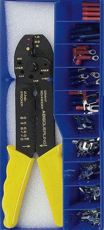 Brüder Mannesmann Kabelschoentang + ass. kabelschoenen in doos Brüder Mannesmann Kabelschoentang + ass. kabelschoenen in doos