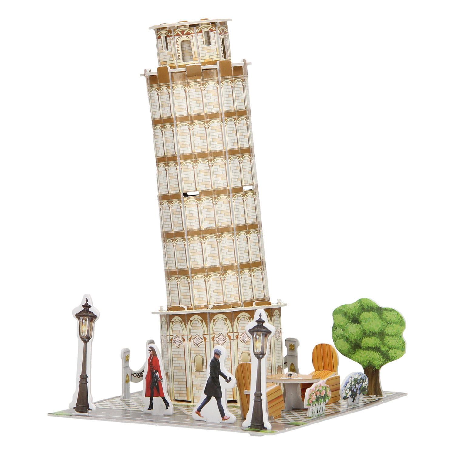 3D Puzzel Toren van Pisa - Klik op de afbeelding om het venster te sluiten