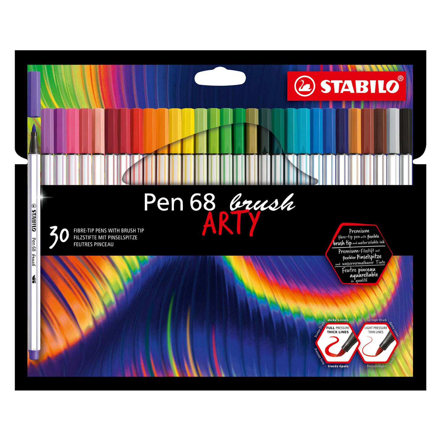 STABILO Pen 68 ARTY Viltstiften, 30st. - Klik op de afbeelding om het venster te sluiten