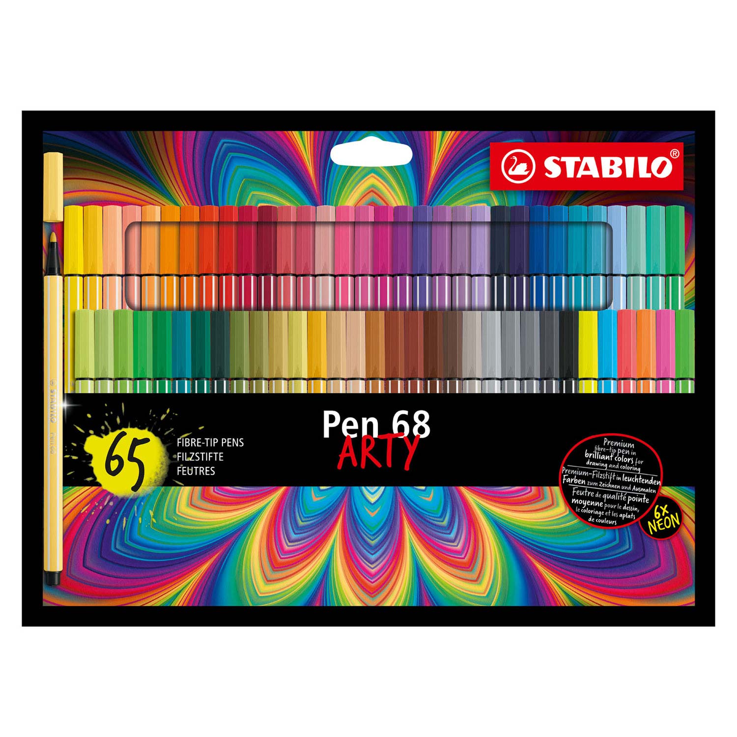 STABILO Pen 68 ARTY Viltstiften, 65st. - Klik op de afbeelding om het venster te sluiten