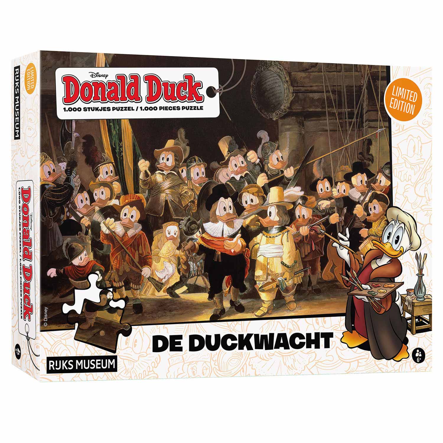 Donald Duck Puzzel - De Duckwacht, 1.000st