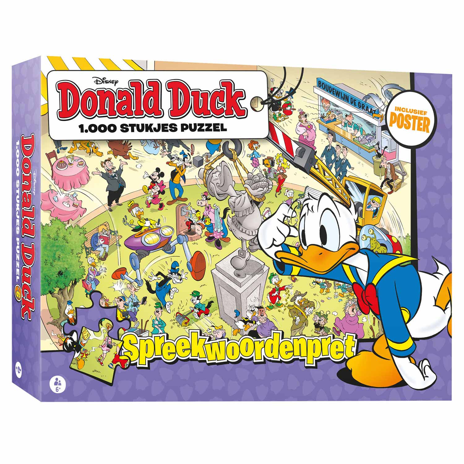 Donald Duck Puzzel - Spreekwoordenpret, 1000st. - Klik op de afbeelding om het venster te sluiten