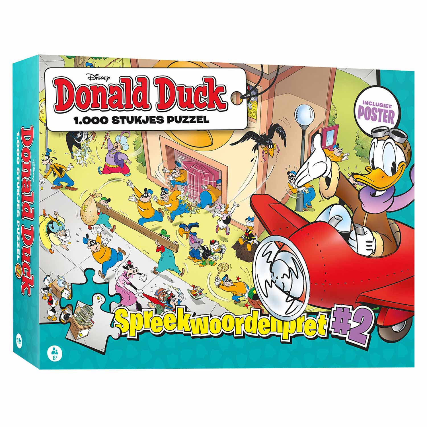 Donald Duck Puzzel - Spreekwoordenstrijd, 1000st. - Klik op de afbeelding om het venster te sluiten
