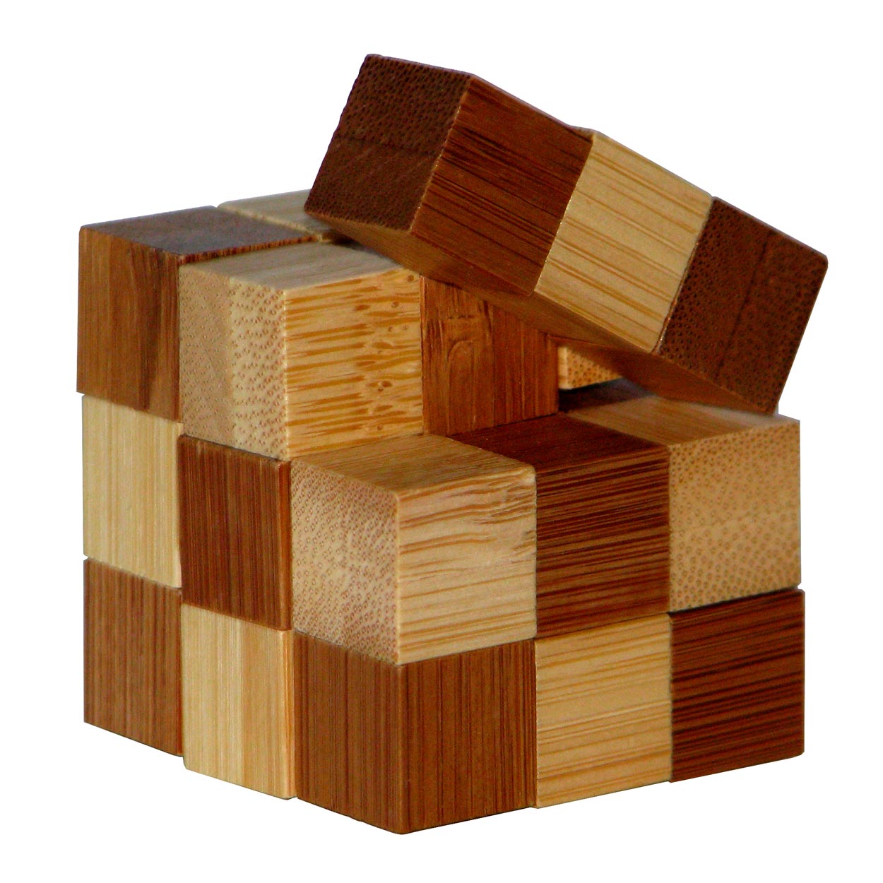 3D Bamboo Breinpuzzel Snake Cubes ** - Klik op de afbeelding om het venster te sluiten