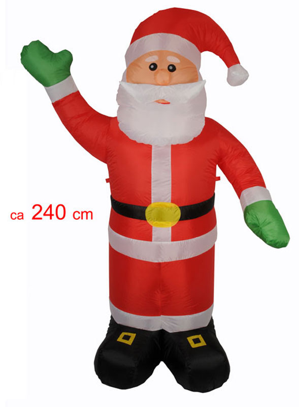 Kerstman 240cm opblaasbaar Kerstman 240cm opblaasbaar