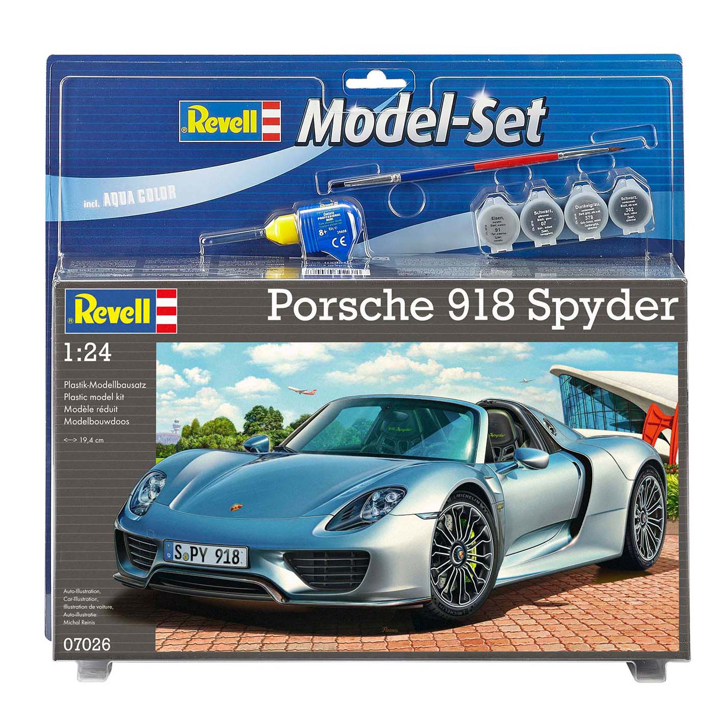 Revell Model Set - Porsche 918 Spyder - Klik op de afbeelding om het venster te sluiten