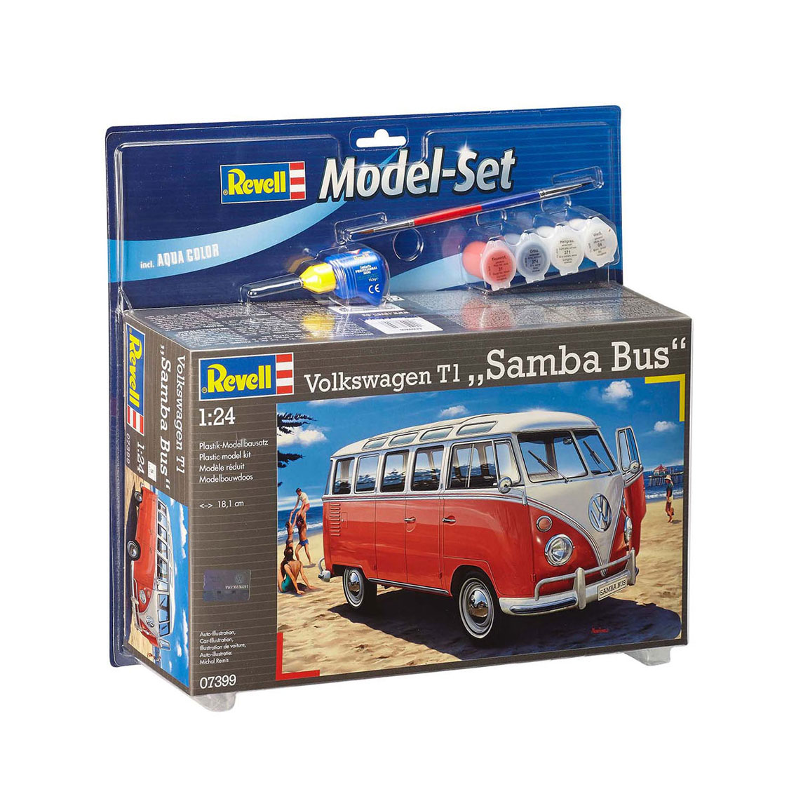 Revell Model Set VW T1 Samba Bus - Klik op de afbeelding om het venster te sluiten