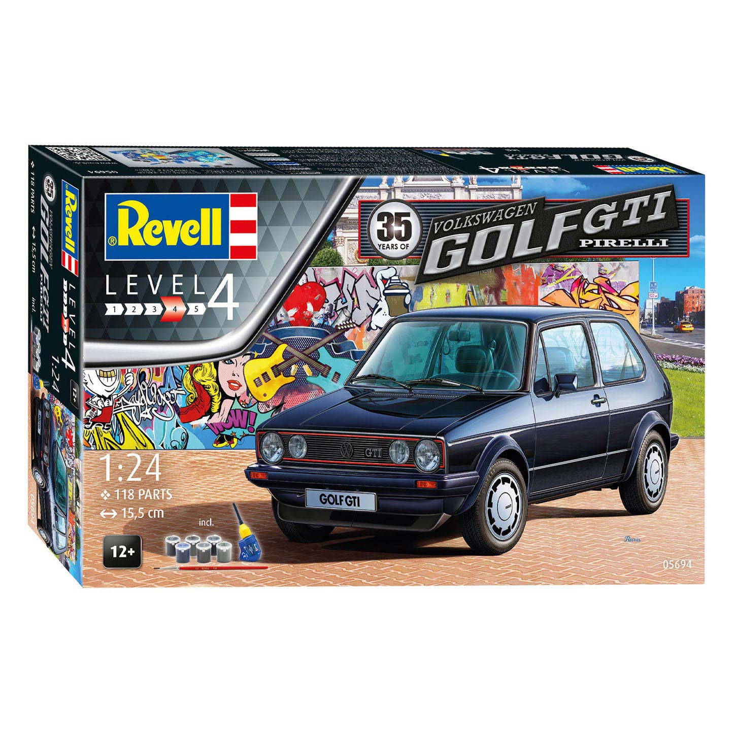 Revell Gift Set Volkswagen Golf GTI Pirelli Modelbouw - Klik op de afbeelding om het venster te sluiten