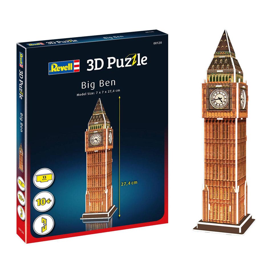 Revell 3D Puzzel Bouwpakket - Big Ben - Klik op de afbeelding om het venster te sluiten
