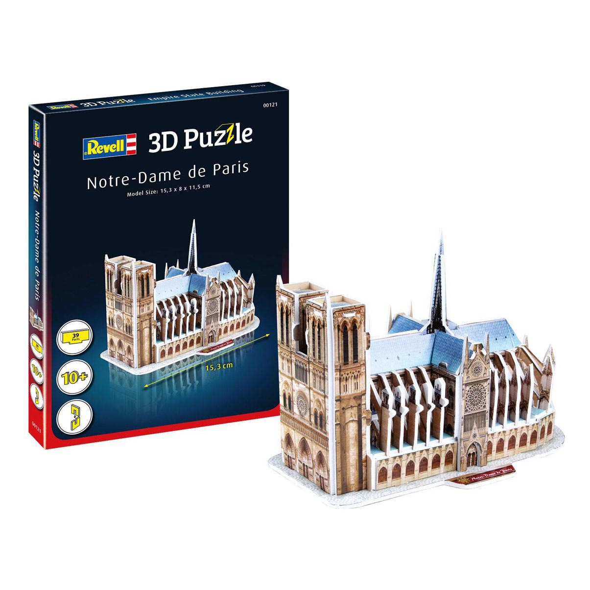 Revell 3D Puzzel Bouwpakket - Notre Dame - Klik op de afbeelding om het venster te sluiten