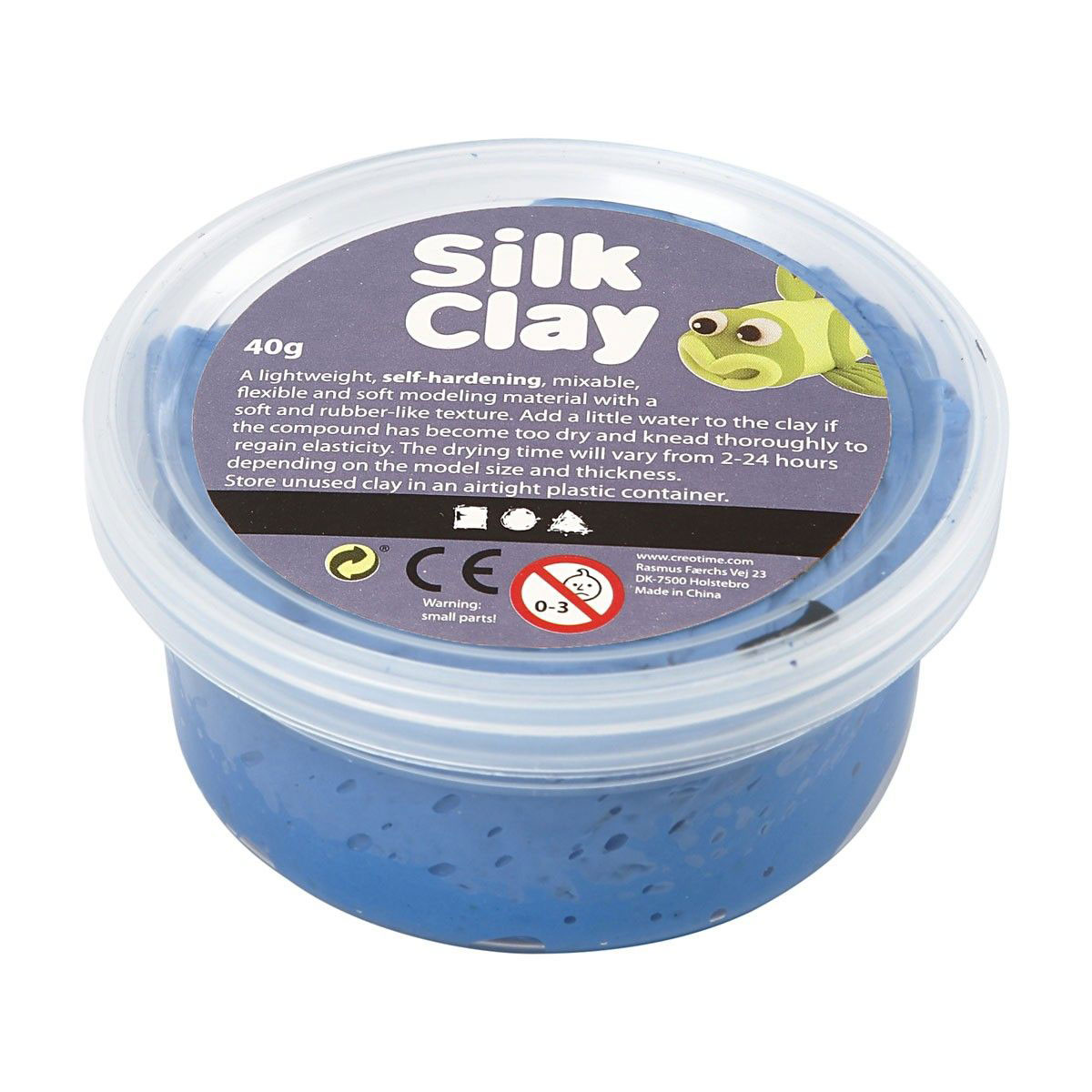 Silk Clay - Blauw, 40gr. - Klik op de afbeelding om het venster te sluiten