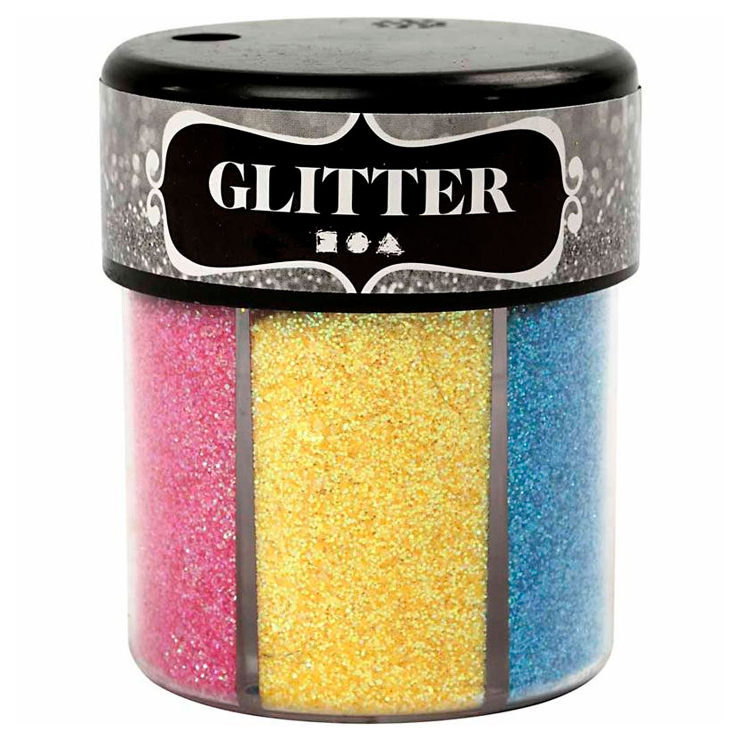 Glitters Kleuren, 6x13gr. - Klik op de afbeelding om het venster te sluiten