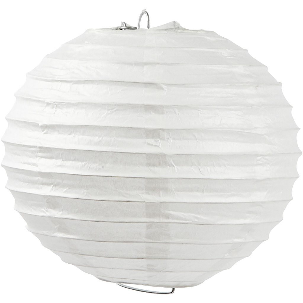 Rijstpapier Lamp Wit, 35cm - Klik op de afbeelding om het venster te sluiten