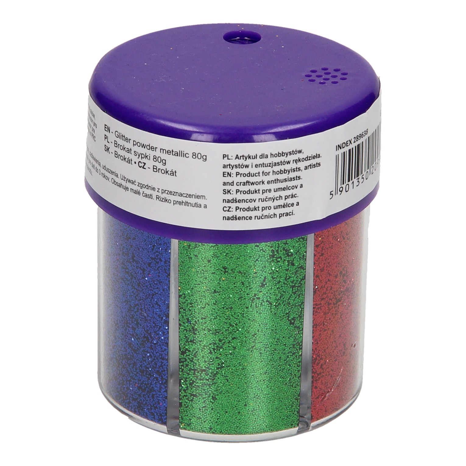 Glitters in Pot 6 kleuren - Klik op de afbeelding om het venster te sluiten