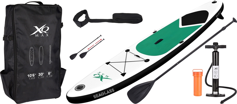 SUP-board 320cm groen - met accessoires SUP-board 320cm groen - met accessoires